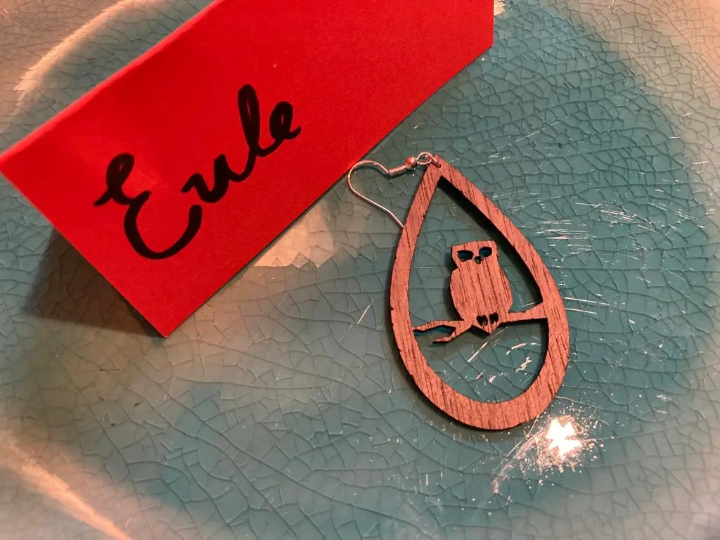 Halloween Ohrringe (Eule)